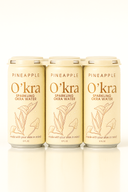 O’kra – Sparkling Okra Water (Pineapple) | Hydration & Skin Health