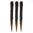 28" 3 Bundle Pack of Non-Toxic Hypoallergenic Braiding Hair