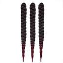 28" 3 Bundle Pack of Non-Toxic Hypoallergenic Braiding Hair