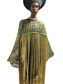 Makeda, Queen of Sheba Royal Fringe Cape/Cover-up