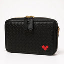 THE ROSETTA WOVEN HEART CROSSBODY(FINAL SALE)