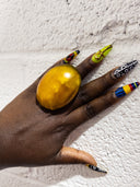 Afro Color Pop Horn Rings