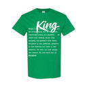I AM HIM — King Definition | White Ink | T-Shirt | Definitions of HIM Collection