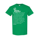I AM HIM — Heir Definition | White Ink | T-Shirt | Legacy Collection