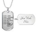 I AM A MAN Military Chain
