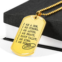 I AM A SON Military Chain for Boys