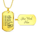 I AM A SON Military Chain for Boys