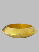 Aye Wura Gold Foil Chunky Wood Bangle