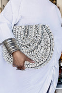 Bahari Luxe Cowry Shell Clutch