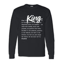I AM HIM — King Definition | White Ink | Long Sleeve Tee | Definitions of HIM Collection