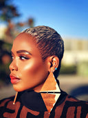 Café Au Laît Lightweight Stud Earrings