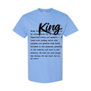 I AM HIM — King Definition | Black Ink | T-Shirt | Definitions of HIM Collection