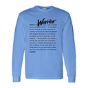 I AM HIM — Warrior Definition | Black Ink | Long Sleeve Tee | Definitions of HIM Collection