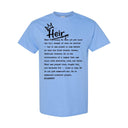 I AM HIM — Heir Definition | Black Ink | T-Shirt | Legacy Collection