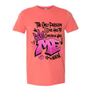 The Only Person I Ever Had to Convince Was ME — Hot Pink Graffiti Tee | Around the Way Girl Collection