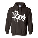 I AM HIM — King's Gambit | White Ink | Pullover Hoodie | King Collection