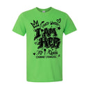 I AM HER — Black Graffiti Graphic Tee | Around the Way Girl Collection