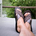 Pike Leather Sandal: Brown - Mens