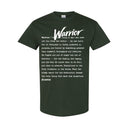 I AM HIM — Warrior Definition | White Ink | T-Shirt | Definitions of HIM Collection