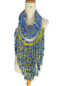 Frema Kandy Wrapped Ankara Fabric Neckpiece
