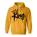 I AM HIM — King's Gambit | Black Ink | Pullover Hoodie | King Collection
