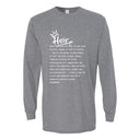 I AM HIM — Heir Definition | White Ink | Long Sleeve Tee | Legacy Collection