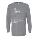 I AM HIM — Son Definition | White Ink | Long Sleeve Tee | Legacy Collection