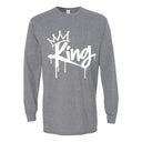 I AM HIM — King Sovereign | White Ink | Long Sleeve Tee | King Collection
