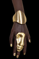 Half face Mask Statement Adjustable Ring