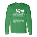 I AM HIM — King Definition | White Ink | Long Sleeve Tee | Definitions of HIM Collection