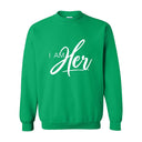 I AM HER Signature Women's Crewneck Sweatshirt — Multicolor