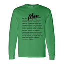 I AM HIM — Man Definition | Black Ink | Long Sleeve Tee | Definitions of HIM Collection