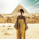 Makeda, Queen of Sheba Royal Fringe Cape/Cover-up