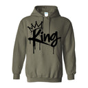 I AM HIM — King's Gambit | Black Ink | Pullover Hoodie | King Collection