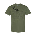 I AM HIM — Heir Definition | Black Ink | T-Shirt | Legacy Collection