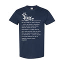 I AM HIM — Heir Definition | White Ink | T-Shirt | Legacy Collection