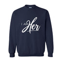 I AM HER Signature Women's Crewneck Sweatshirt — Multicolor