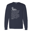 I AM HIM — Heir Definition | White Ink | Long Sleeve Tee | Legacy Collection