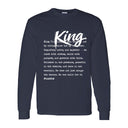 I AM HIM — King Definition | White Ink | Long Sleeve Tee | Definitions of HIM Collection