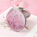 Glitter Quicksand Double-Sided Portable Mirror