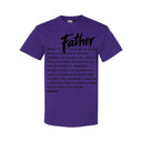I AM HIM — Father Definition | Black Ink | T-Shirt | Definitions of HIM Collection