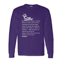 I AM HIM — Son Definition | White Ink | Long Sleeve Tee | Legacy Collection