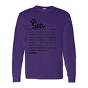 I AM HIM — Son Definition | Black Ink | Long Sleeve Tee | Legacy Collection
