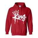 I AM HIM — King Anointed | White Ink | Pullover Hoodie | King Collection