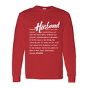 I AM HIM — Husband Definition | White Ink | Long Sleeve Tee | Definitions of HIM Collection