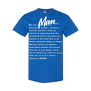 I AM HIM — Man Definition | White Ink | T-Shirt | Definitions of HIM Collection