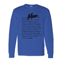 I AM HIM — Man Definition | Black Ink | Long Sleeve Tee | Definitions of HIM Collection