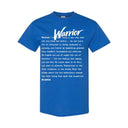 I AM HIM — Warrior Definition | White Ink | T-Shirt | Definitions of HIM Collection