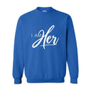 I AM HER Signature Women's Crewneck Sweatshirt — Multicolor