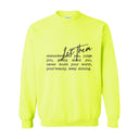 Let Them — Soft Strength. Quiet Confidence. | White Print Crewneck | Definitions of Her Collection